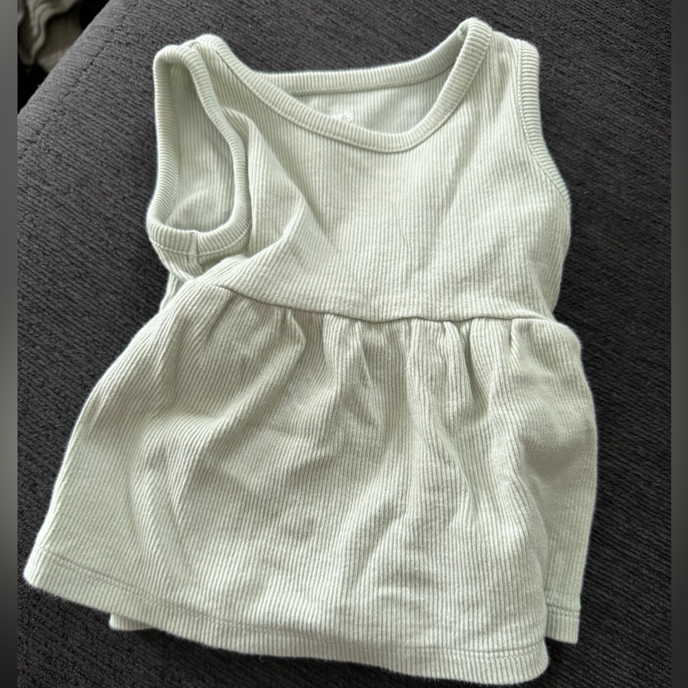 Carter's Ribbed Tank Top - Light Cream